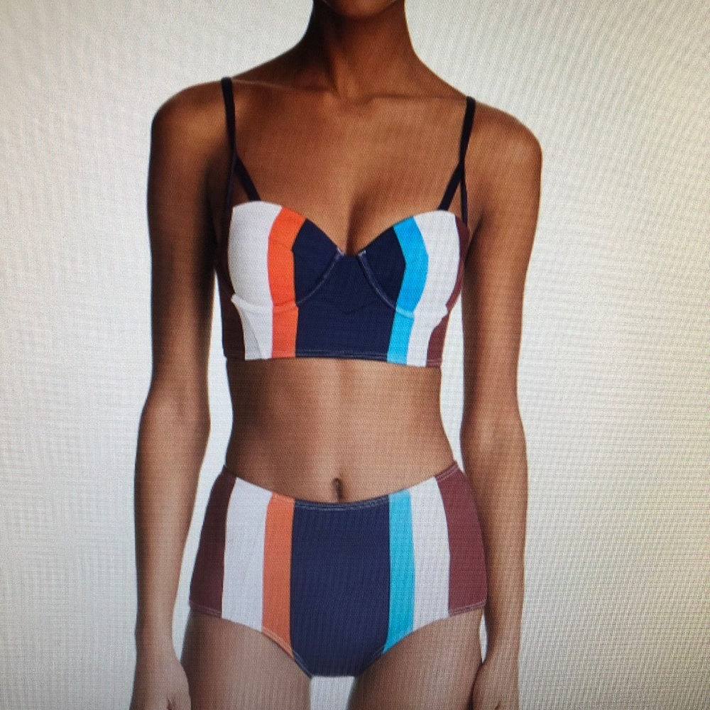 Vertical patterned Mei L’ange bikini size M